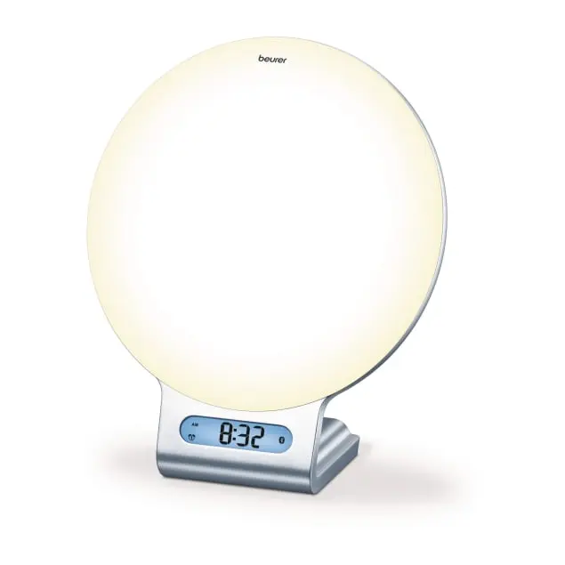 ساعت نوری زنگ‌ دار  بیورر آلمان مدل Beurer WL 75 - شبیه‌ سازی طلوع و غروب با بلوتوث و نور 2000 لوکس